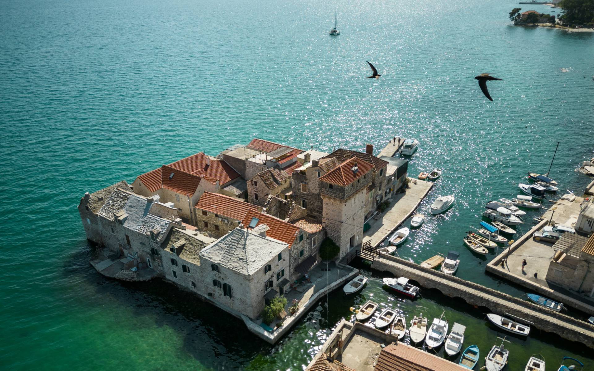 Villa Barbara Kaštela s pogledom na Jadran